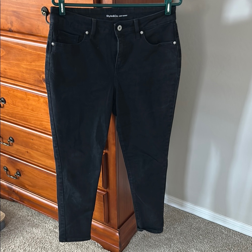 Style & Co Women's Black Jeans